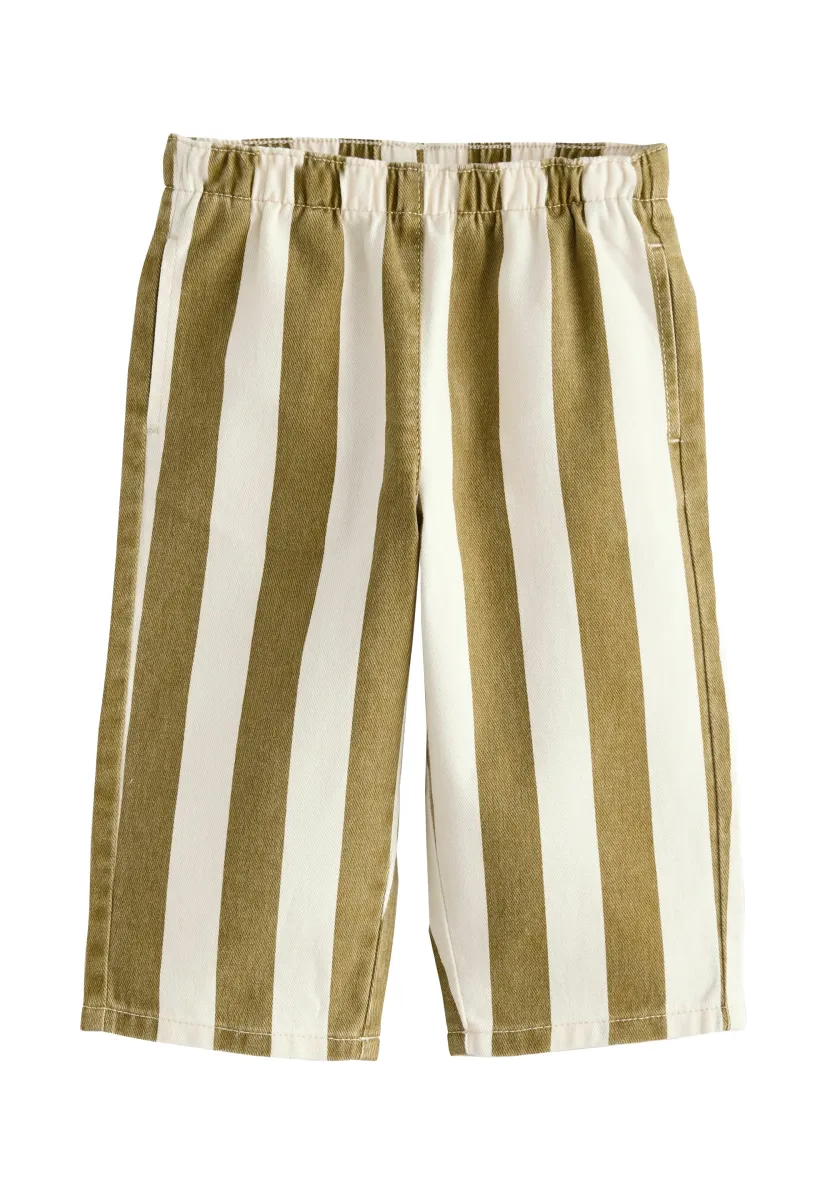 STRIPE REGULAR FIT - Stoffhose - olive green