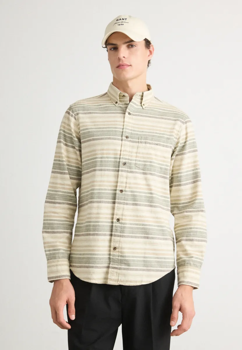 STRIPE SHIRT - Hemd - country green