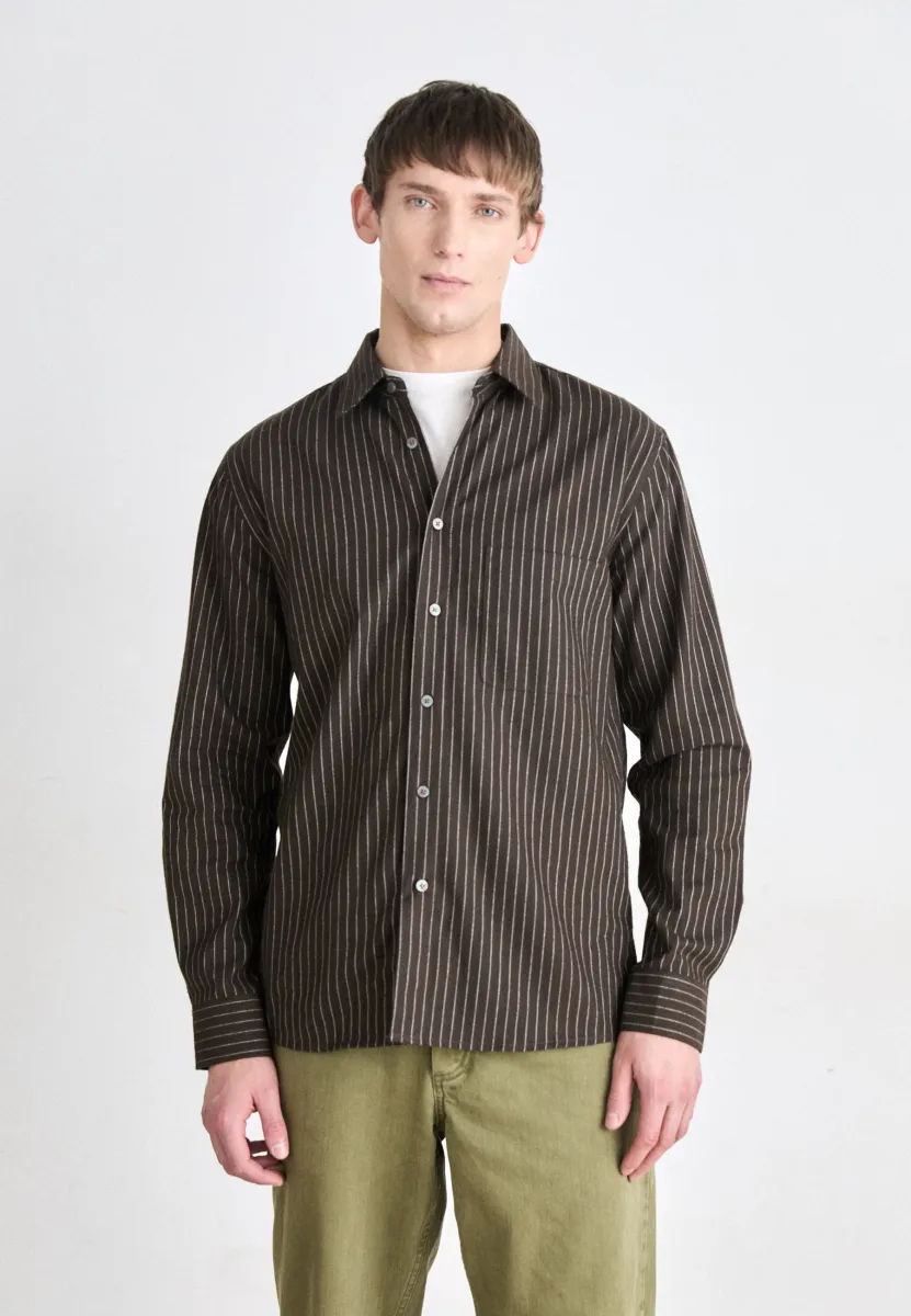 STRIPE SUNE - Hemd - brown