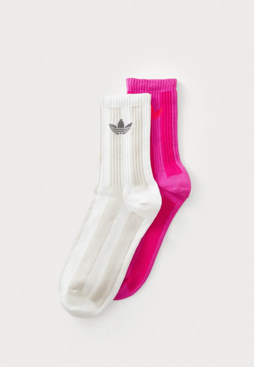 STRIPED 2 PACK - Socken - off white/wonder alumina/semi lucid fuchsia