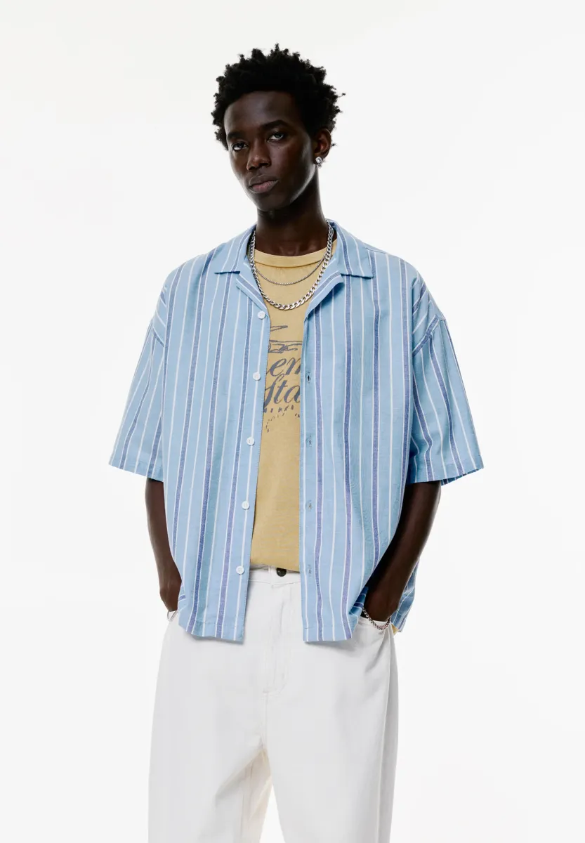 STRIPED - Hemd - blue