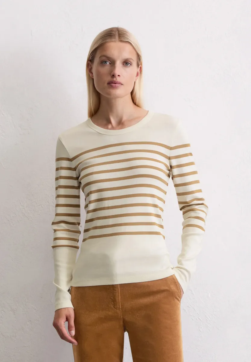 STRIPED - Langarmshirt - multi  pure sand