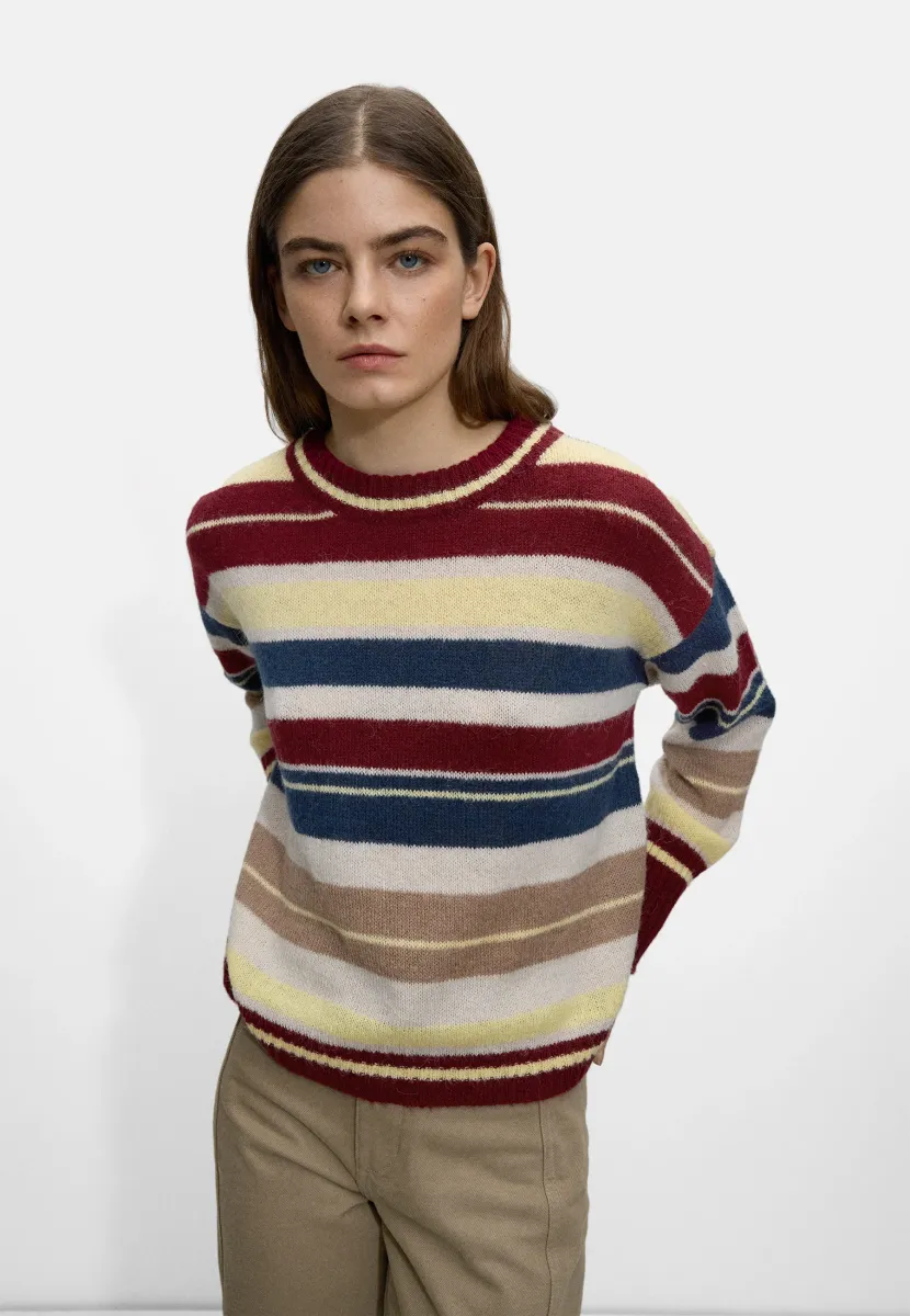 STRIPED - Strickpullover - bright multicolor
