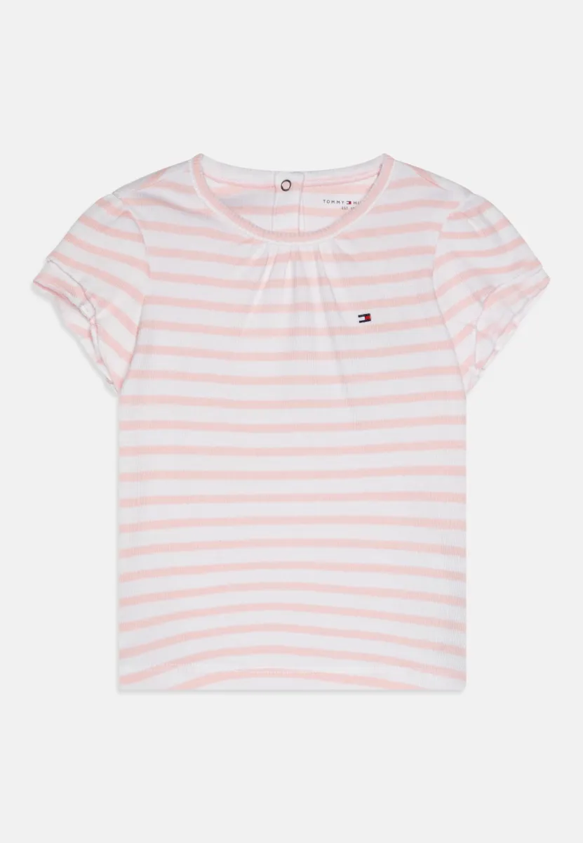 STRIPED TEE - T-Shirt print - precious pink