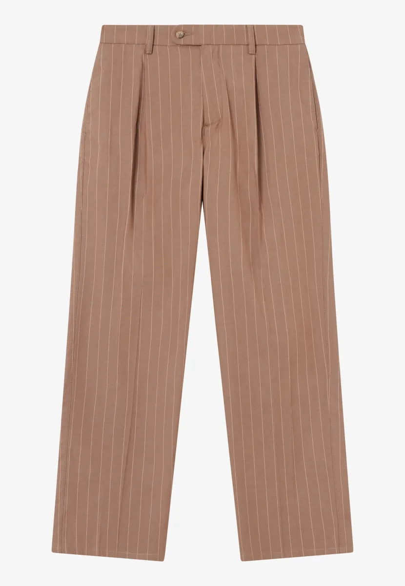 STRIPED TROUSERS UNISEX - Stoffhose - carafe