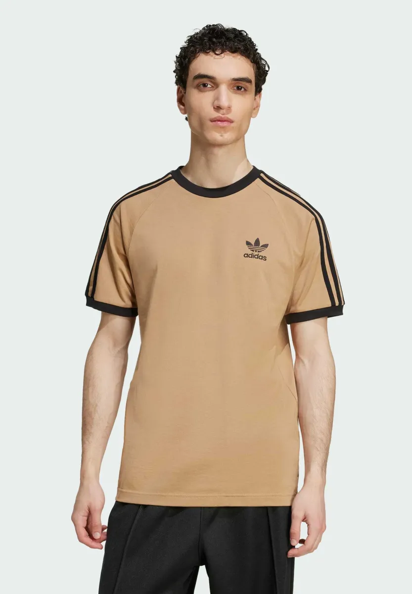 STRIPES TEE - T-Shirt print - cardboard black