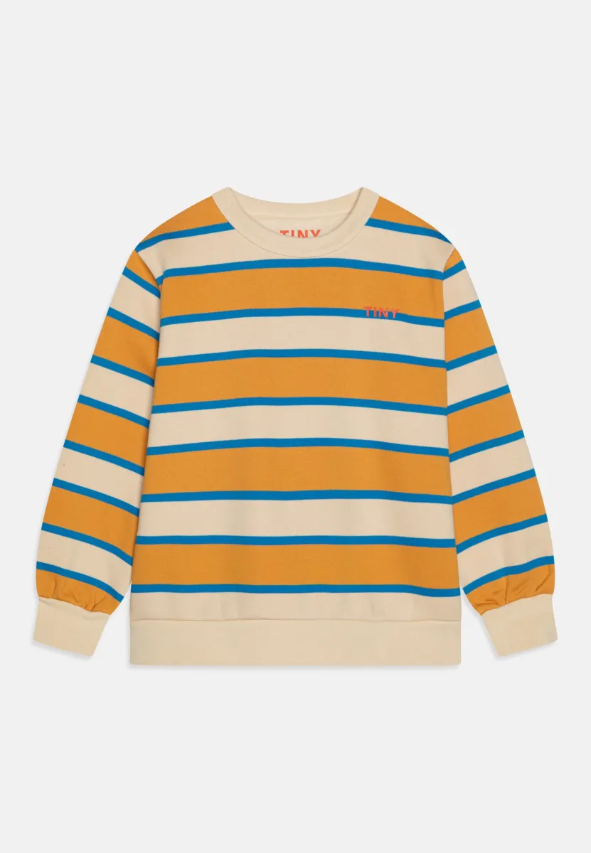 STRIPES UNISEX - Sweatshirt - light cream/mustard