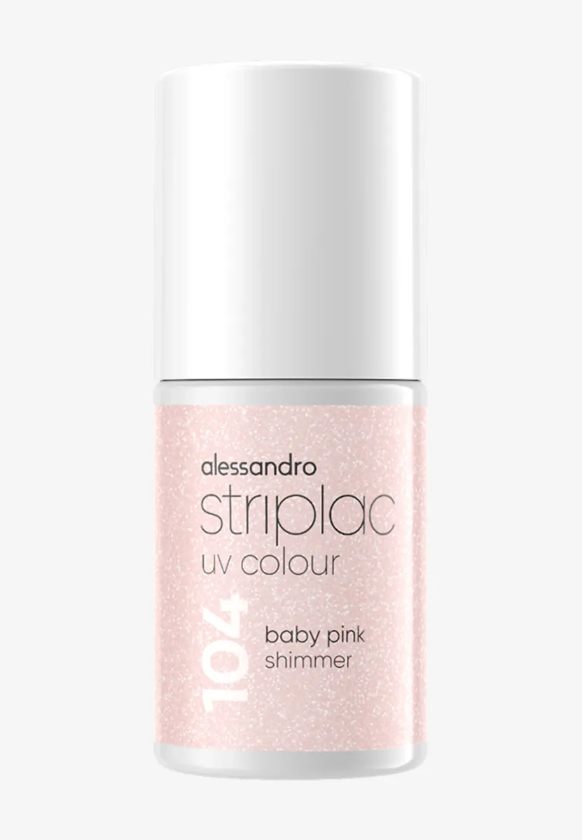 STRIPLAC UV COLOUR - Nagellack - baby pink shimmer
