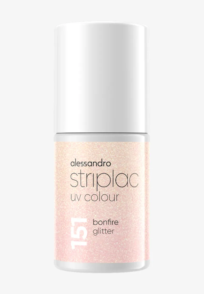 STRIPLAC UV COLOUR - Nagellack - bonfire glitter