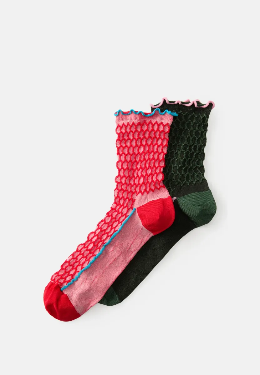 STRUCTURE SLINKY UNISEX 2 PACK - Socken - multi