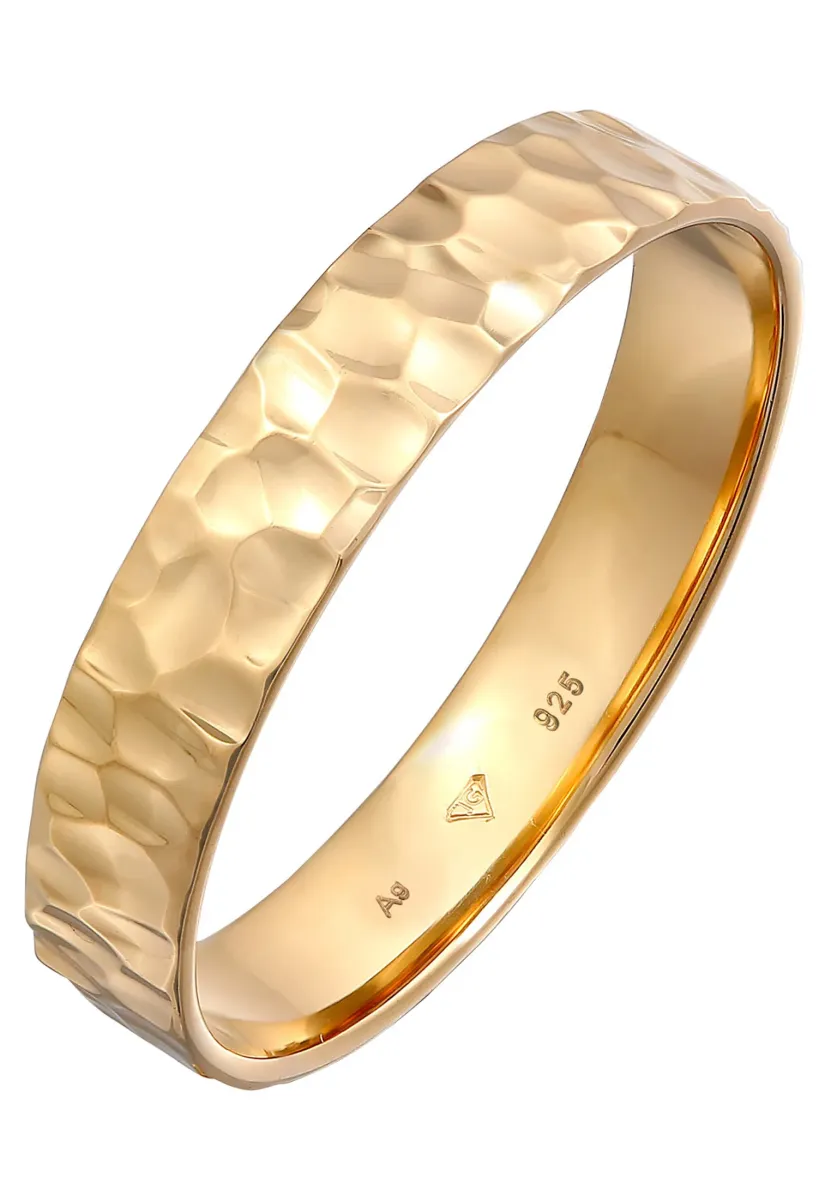 STRUCTURED BASIC - Ring - gold-coloured