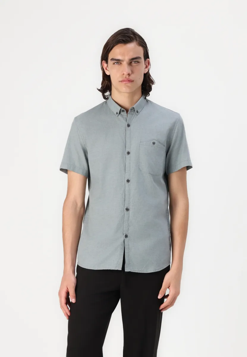 STRUCTURED SHIRT - Hemd - ice blue structure