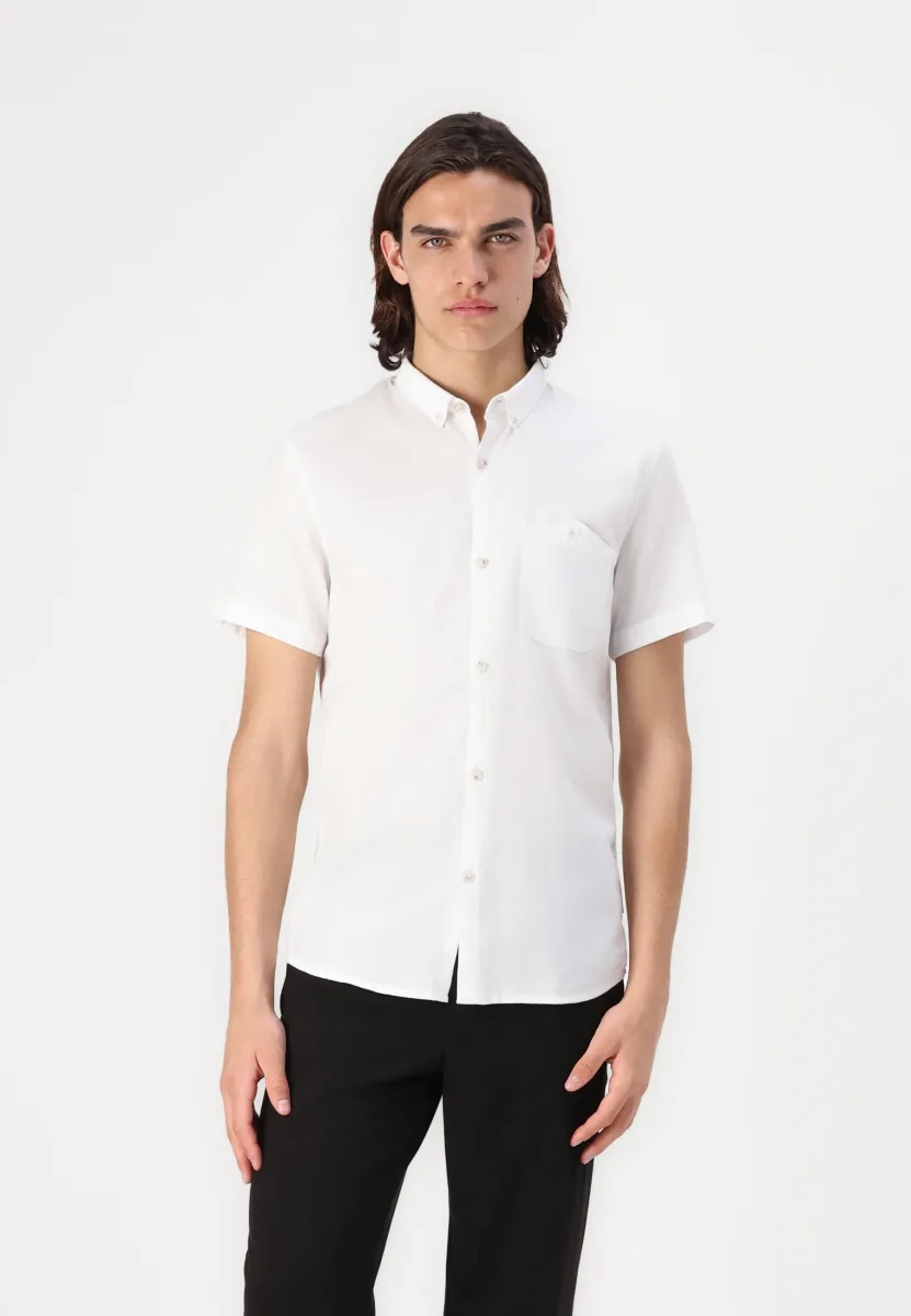 STRUCTURED SHIRT - Hemd - white
