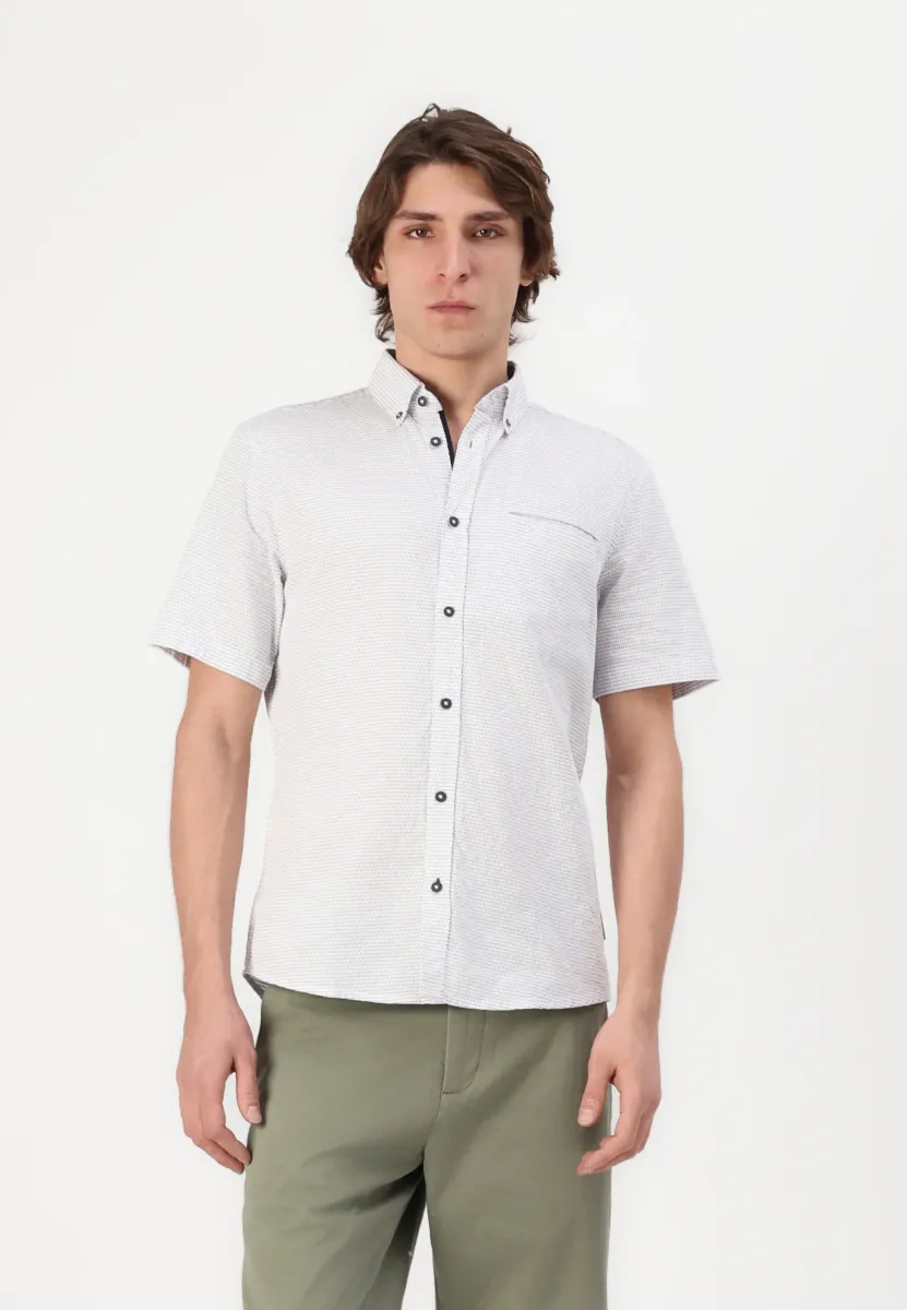 STRUCTURED SHIRT - Hemd - white/multi coloured