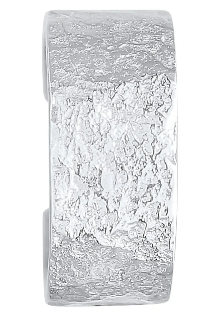 STRUCTURED SINGLE CUFF  - Einzelner Ohrring - silber