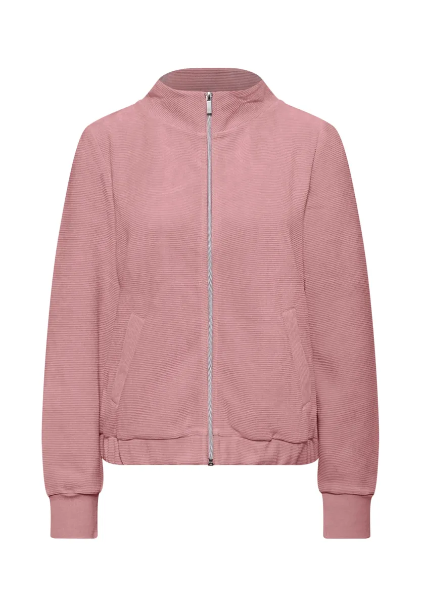 STRUKTUR MIT ZIPPER - Bomberjacke - rosa