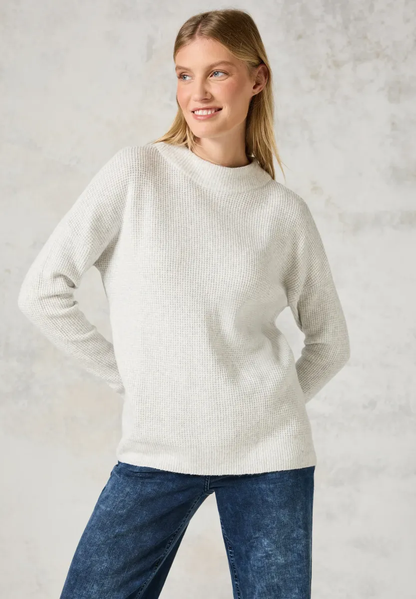 STRUKTUR - Strickpullover - grau