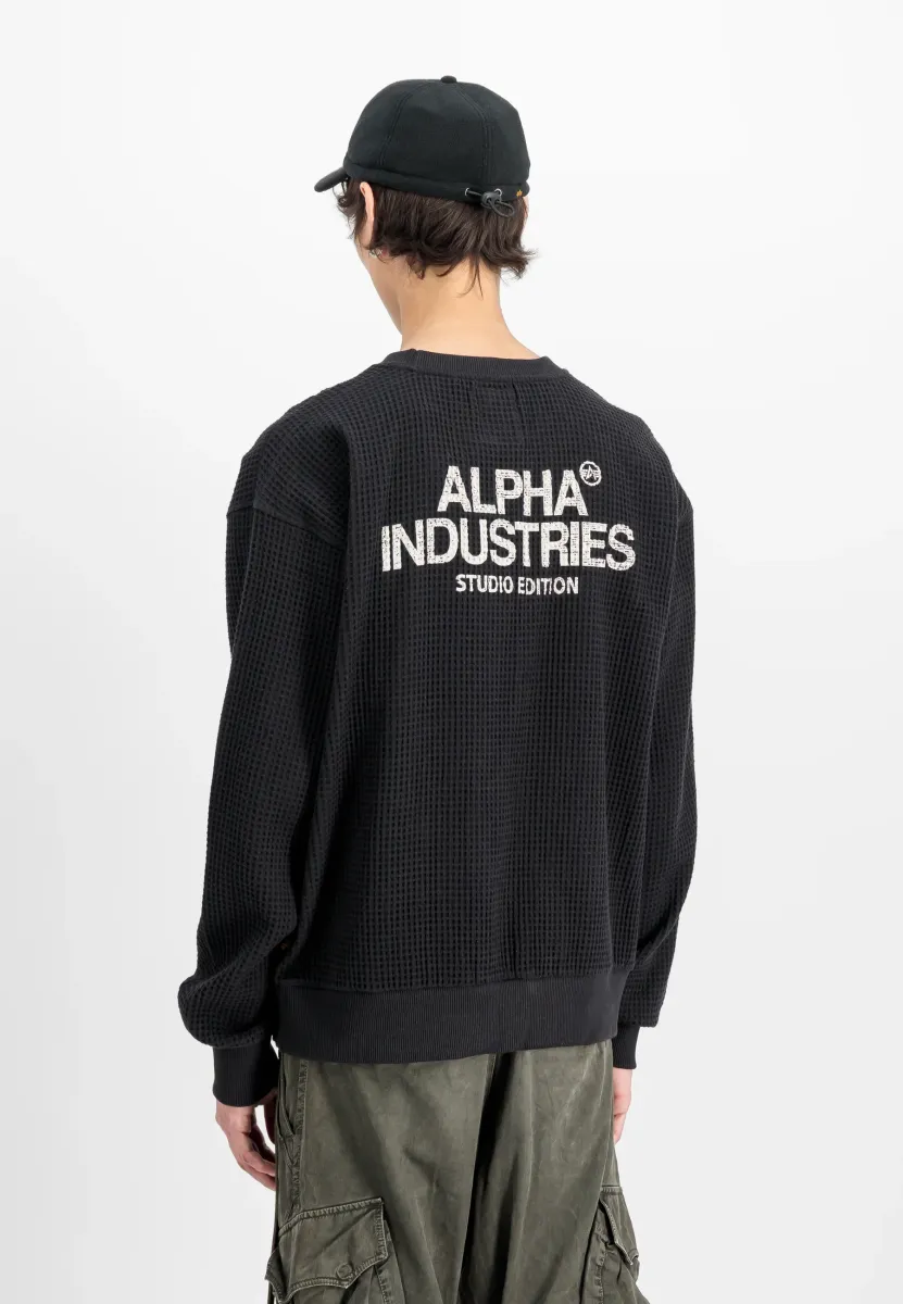 STUDIO WAFFLE - Sweatshirt - black