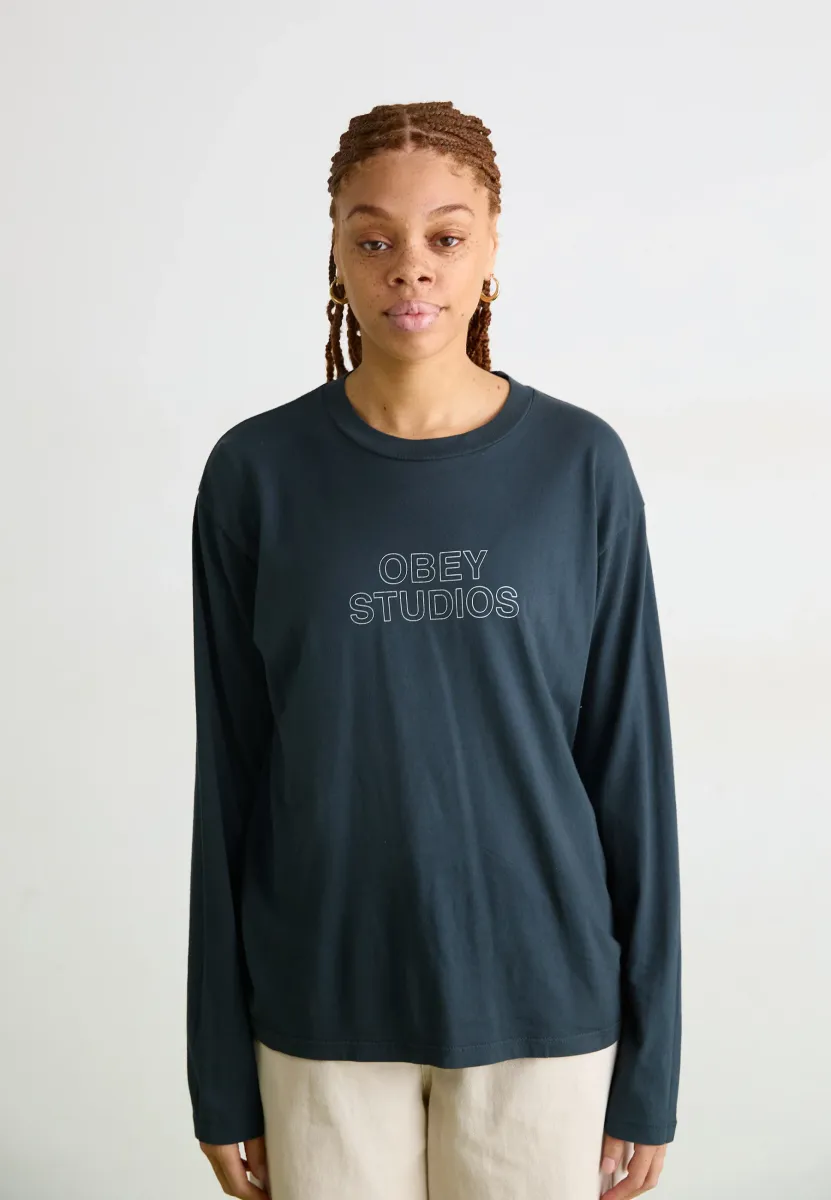 STUDIOS OUTLINE - Langarmshirt - black