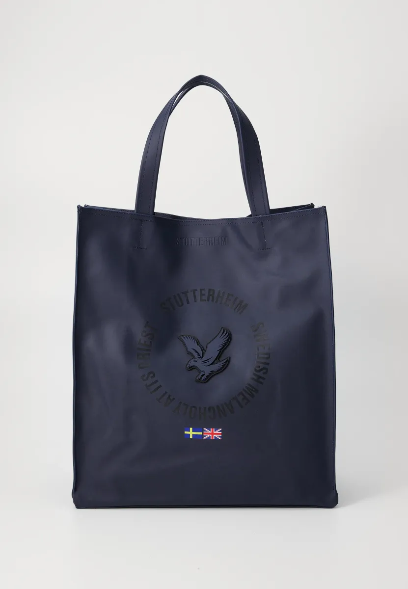 STUTTERHEIM X LYLE & SCOTT BAG UNISEX - Shopping Bag - navy