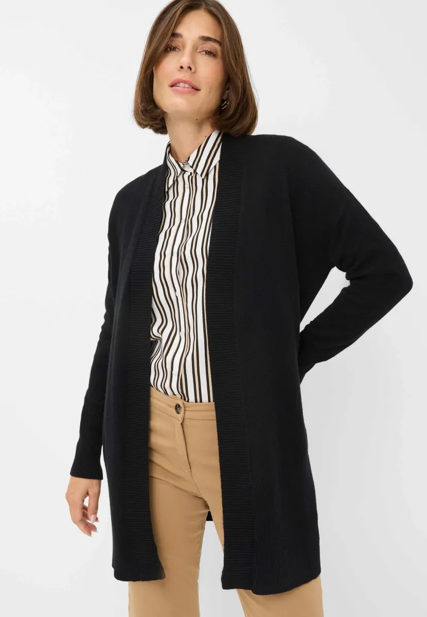 STYLE AMIE - Strickjacke - black