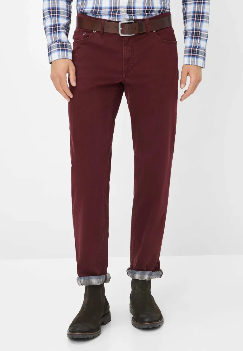 STYLE COOPER TT - Jeans Tapered Fit - red wine