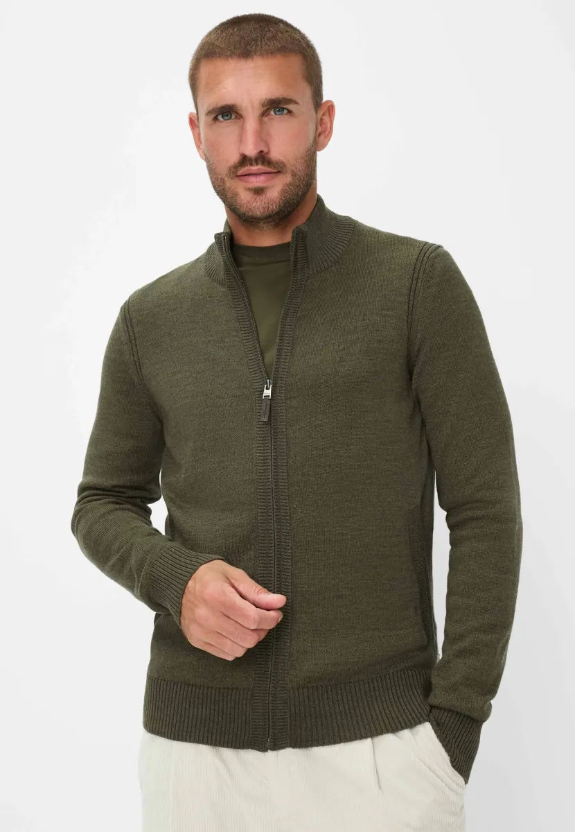 STYLE JAKE - Strickjacke - deep jungle