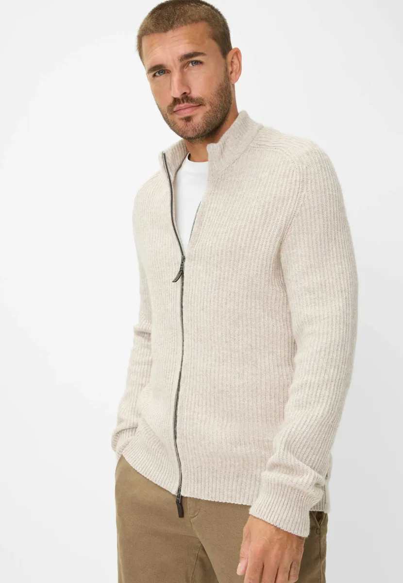 STYLE JORIS - Strickjacke - hellbeige