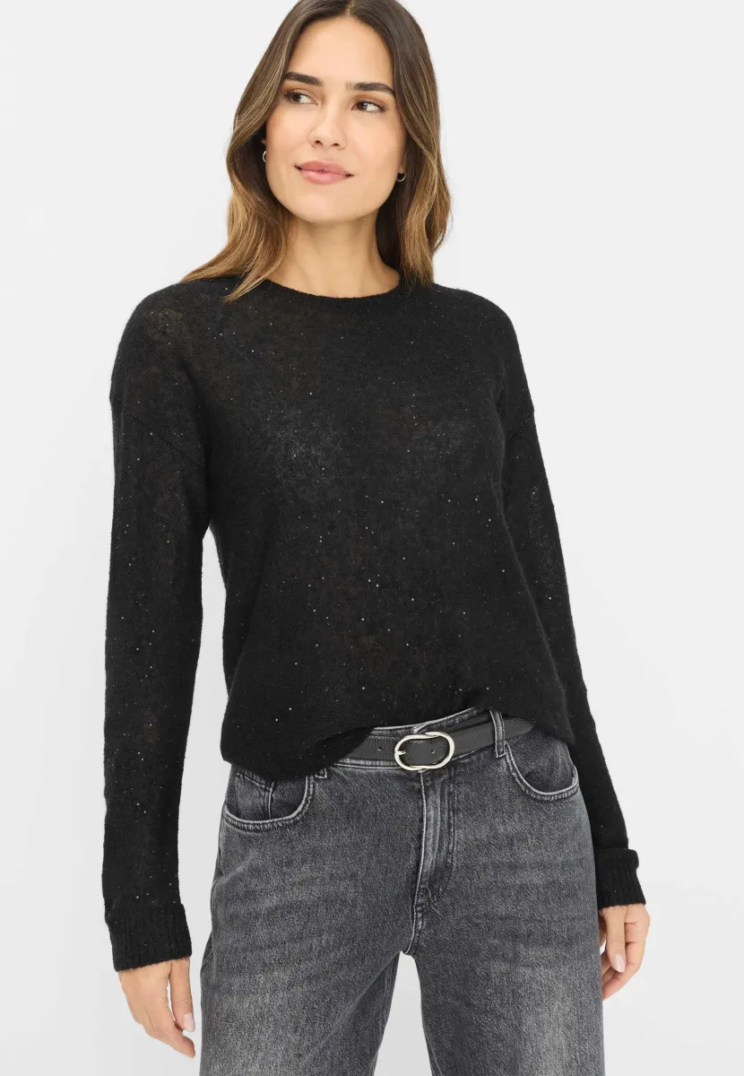 STYLE LESLEY - Strickpullover - black