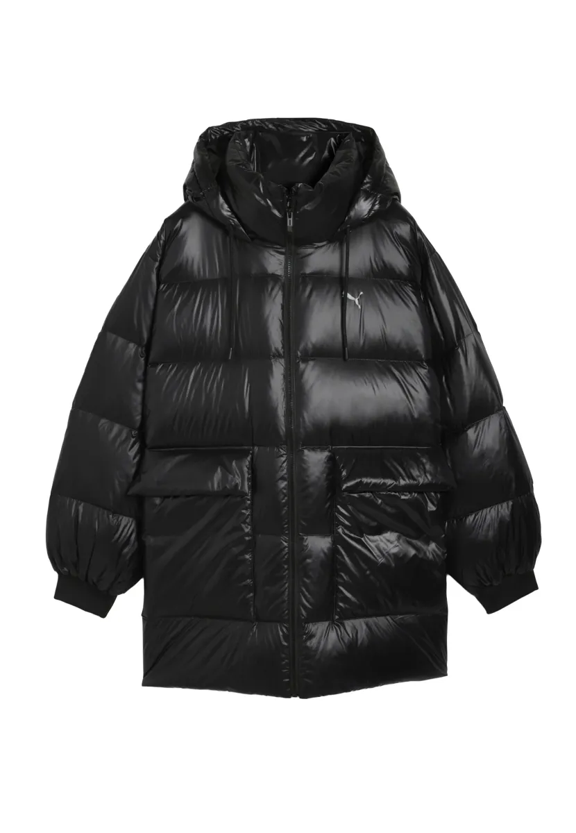 STYLE MIT KAPUZE - Daunenmantel - black