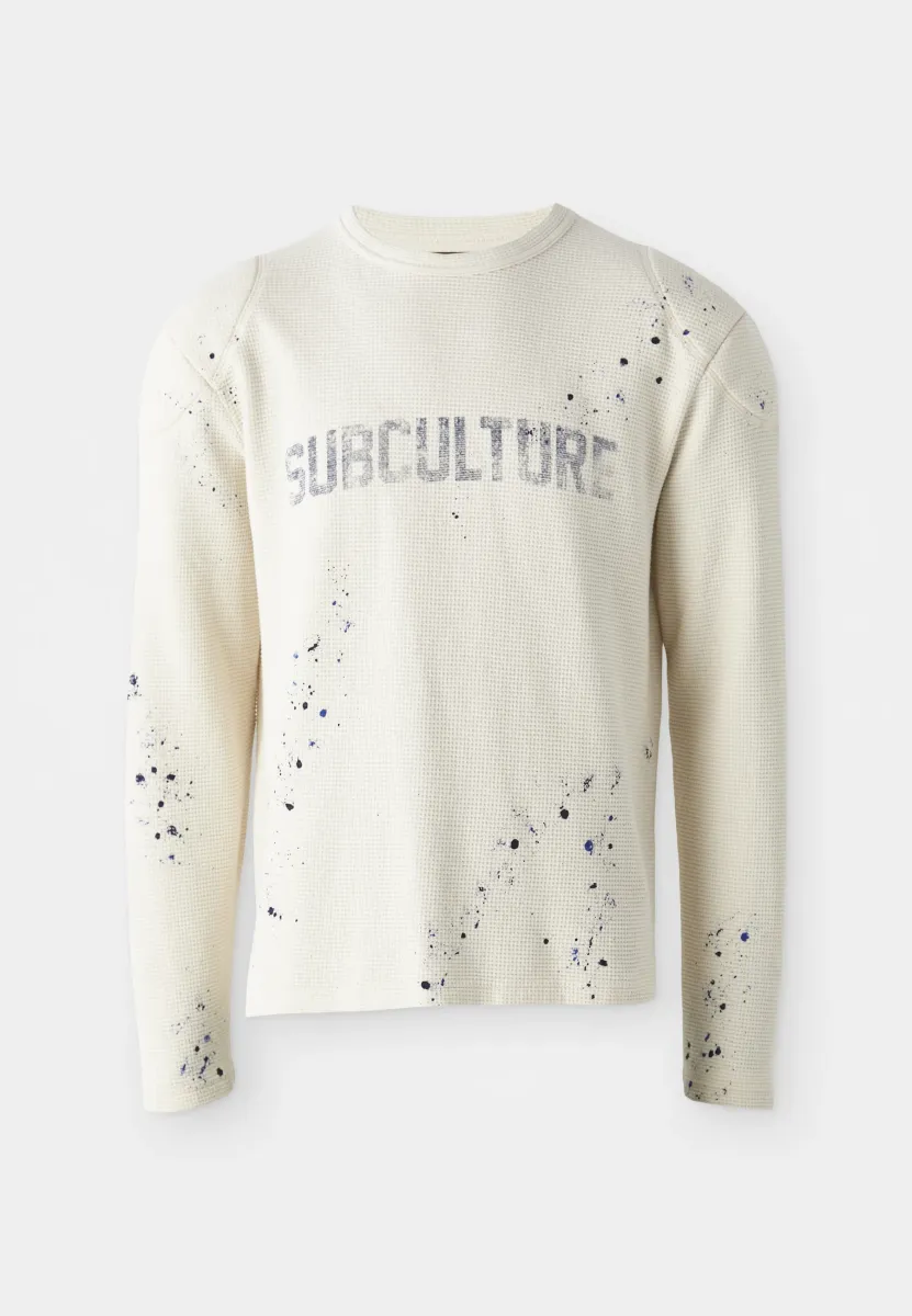 SUBCULTURE LONGSLEEVE - Langarmshirt - dusty white