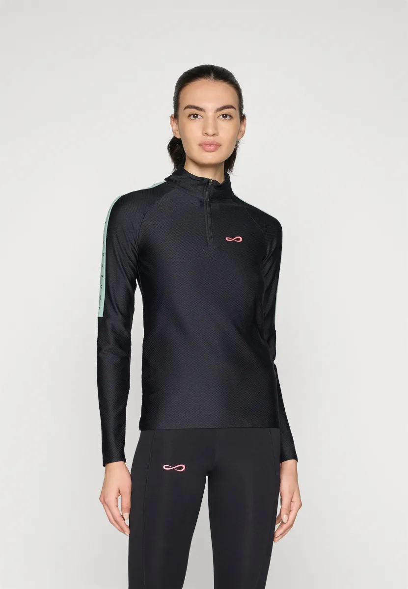SUDADERA KIRSCH ICONIC - Langarmshirt - black/forest