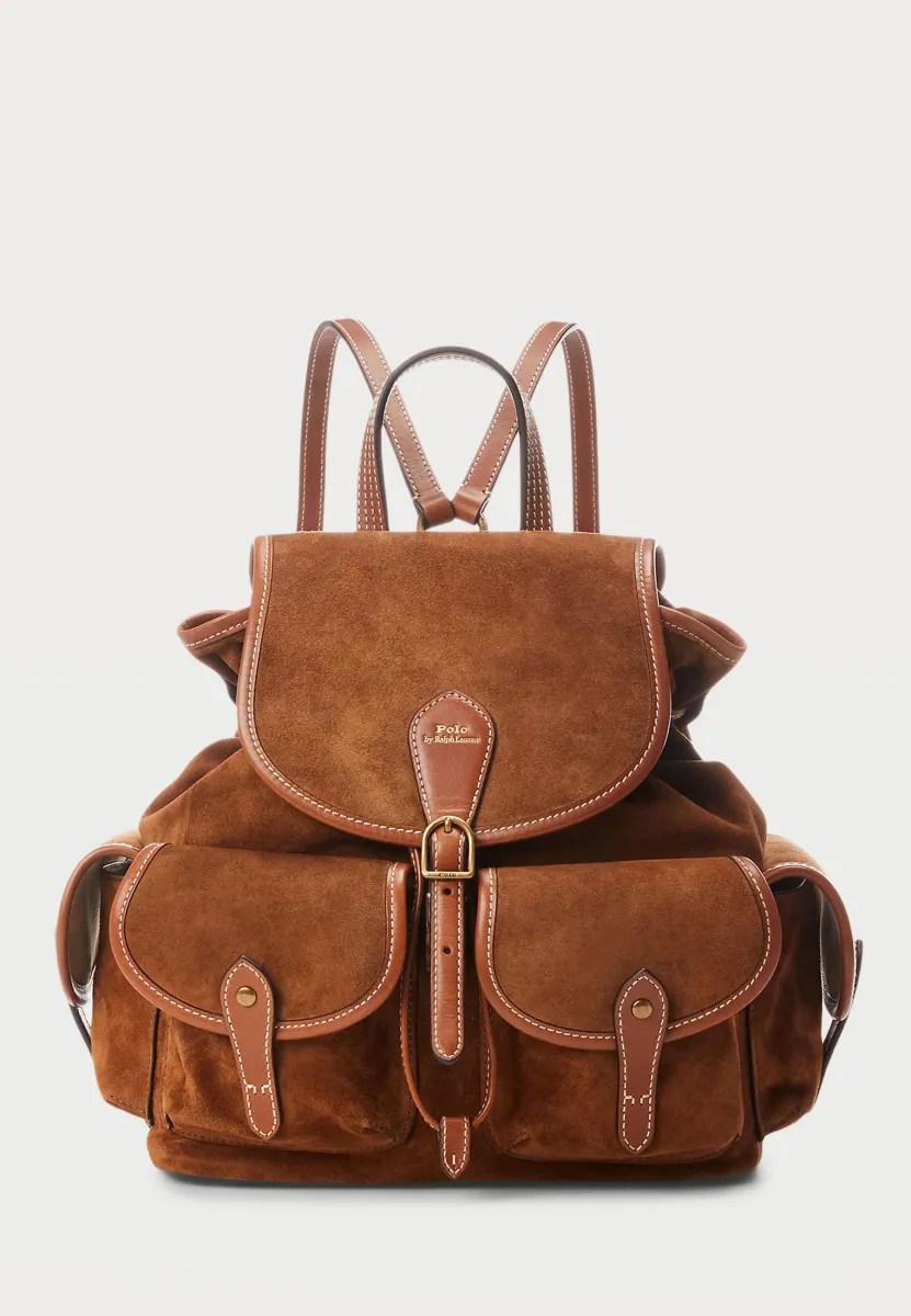 SUEDE BELLPORT BACKPACK - Tagesrucksack - cinnamon