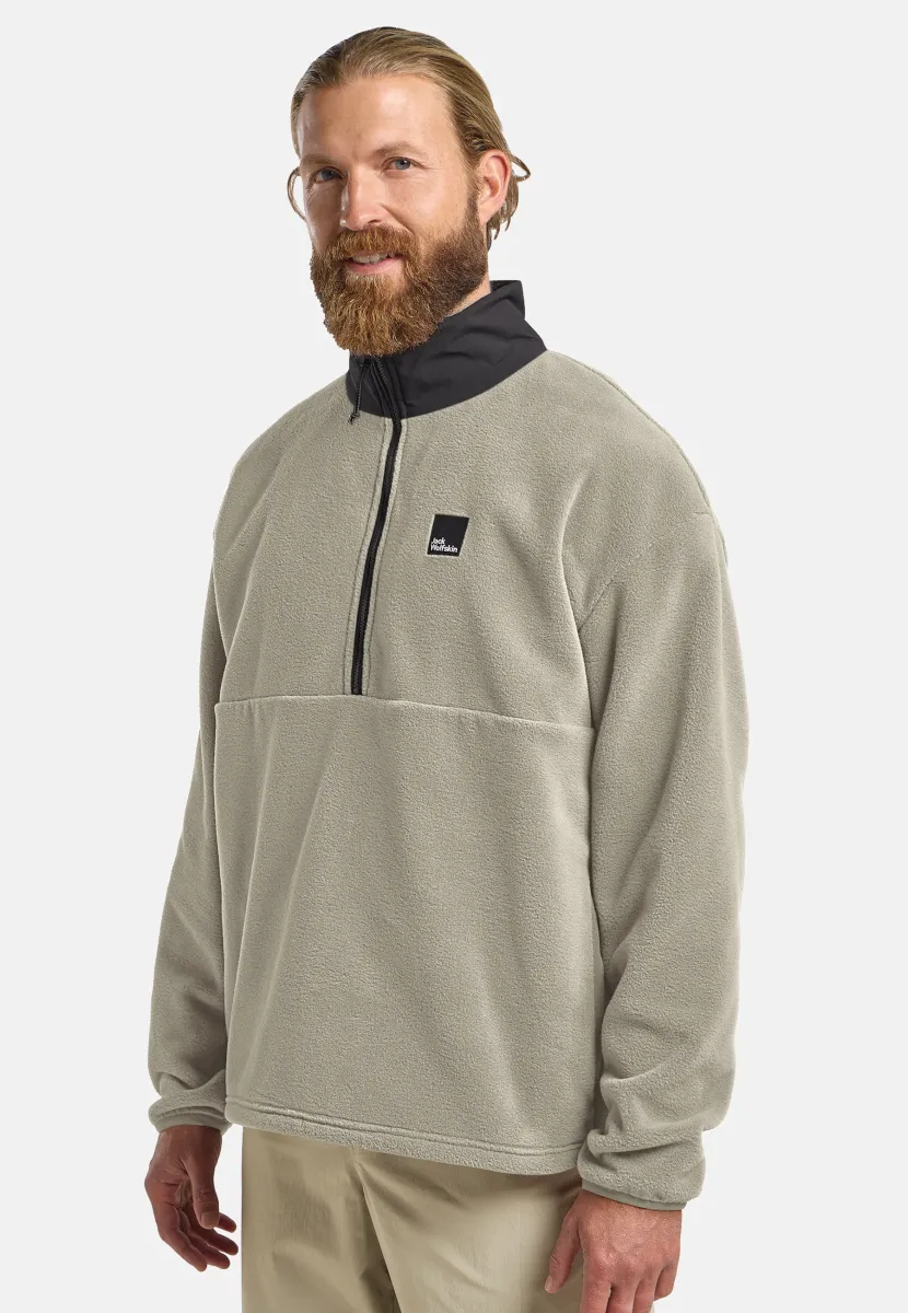 SUMETRO - Fleecepullover - linen