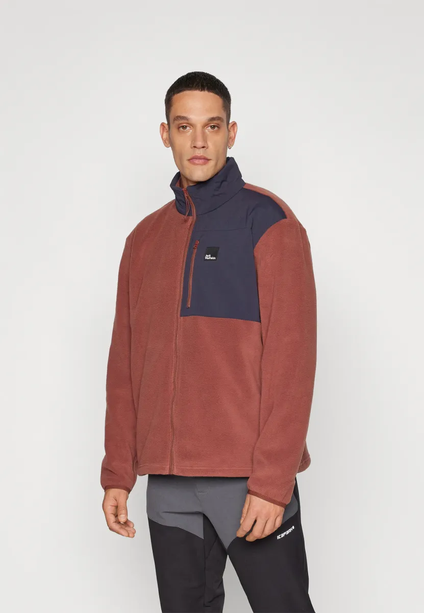 SUMETRO  FZ M - Fleecejacke - dark rust