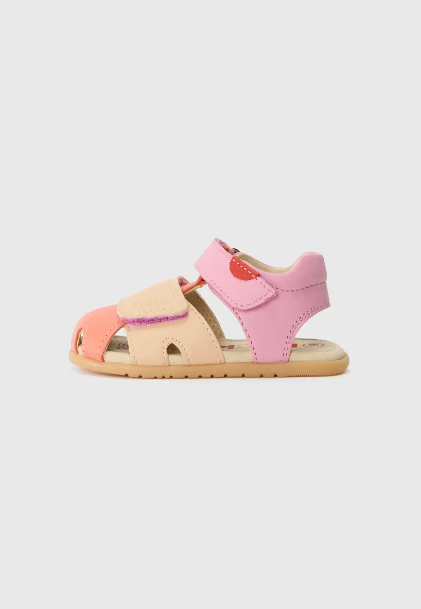 SUMKRATCH - Riemensandalette - rose/orange/peche