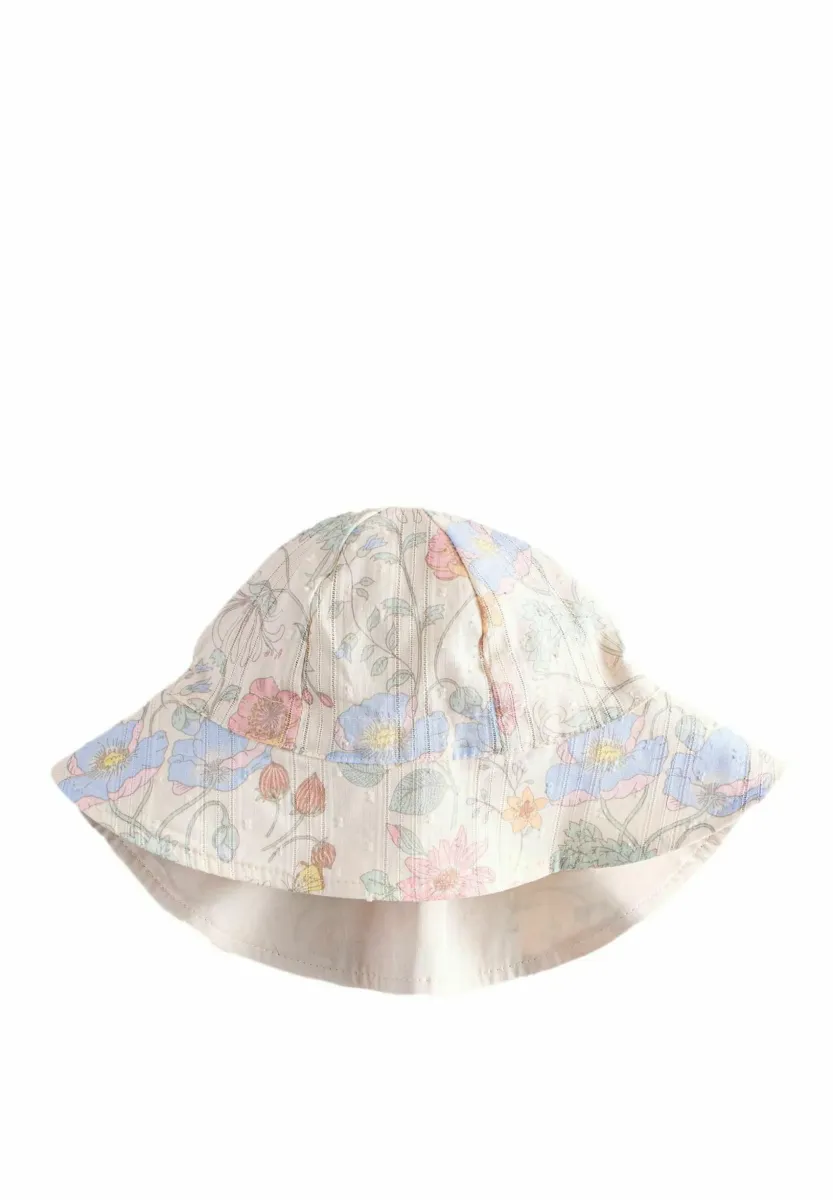SUMMER - Hut - pink floral print