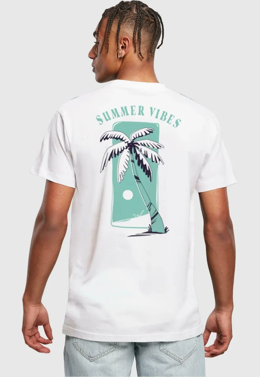 SUMMER VIBES - T-Shirt print - white
