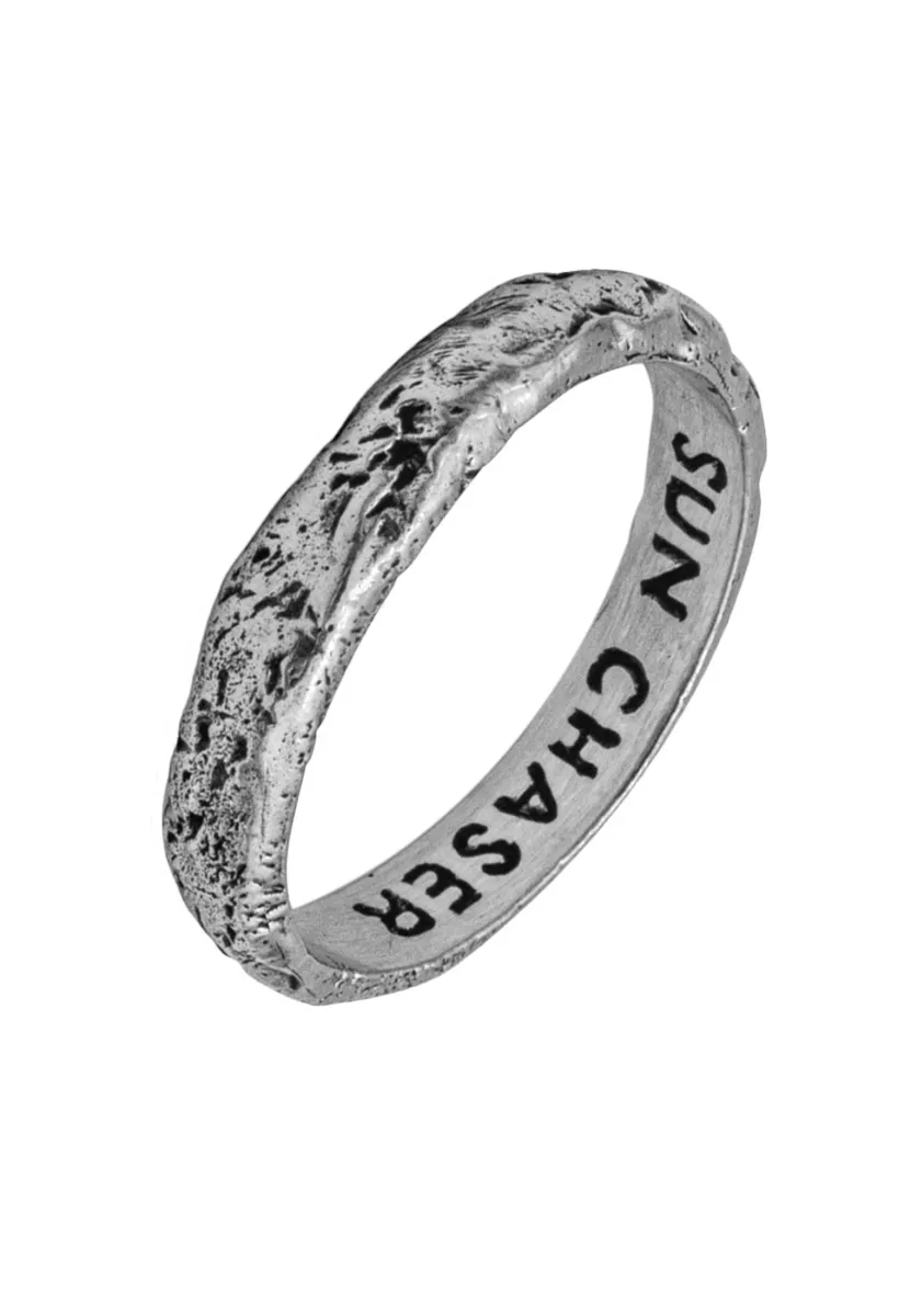SUN CHASER - Ring - silberfarben