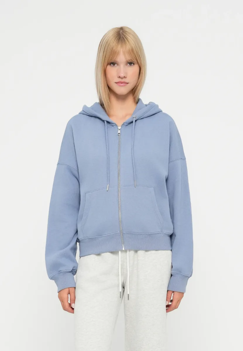SUNDAY HOODED - Sweatjacke - blue