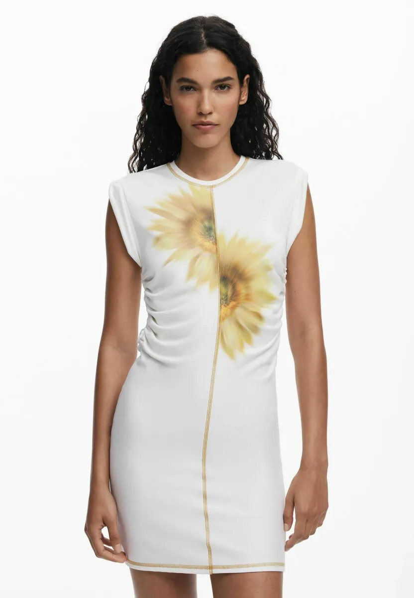 SUNFLOWER  - Etuikleid - white