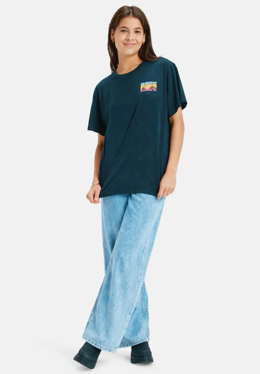 SUNNY OPTIC WASH - T-Shirt print - anthracite