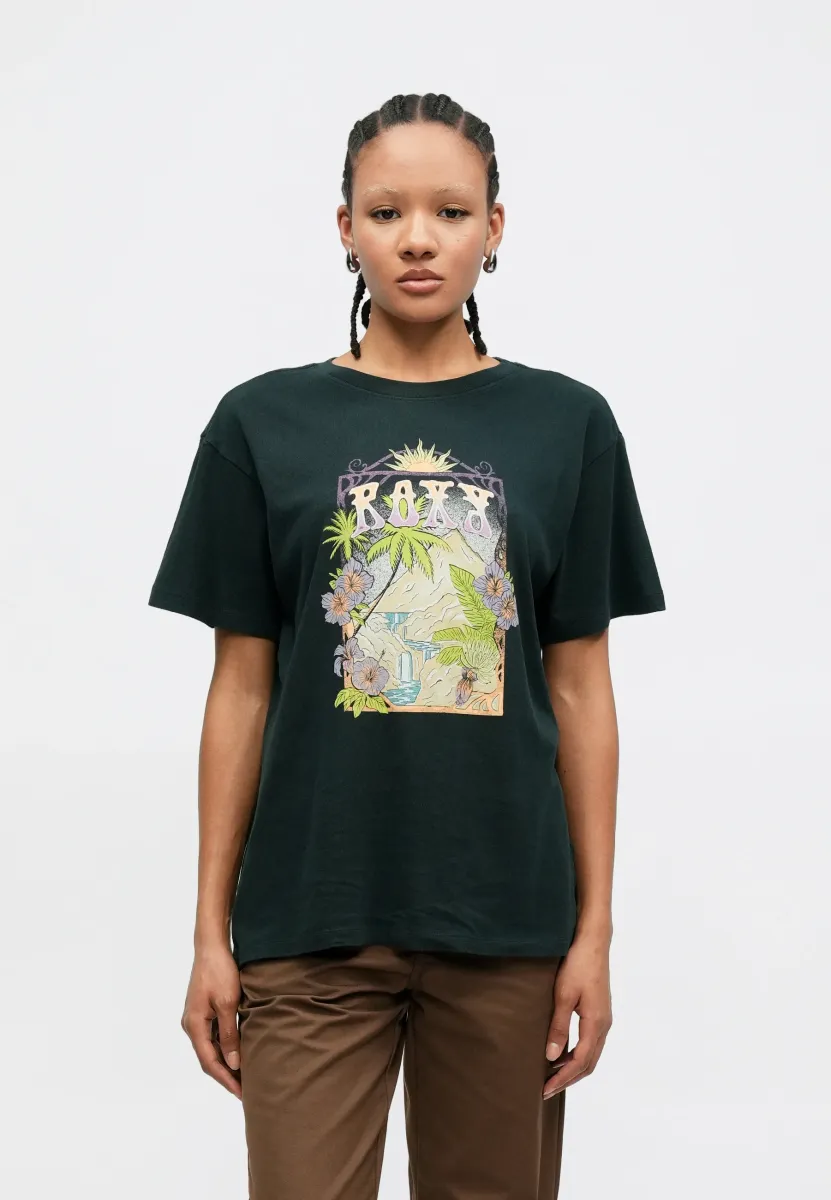 SUNNY OVERSIZE - T-Shirt print - anthracite