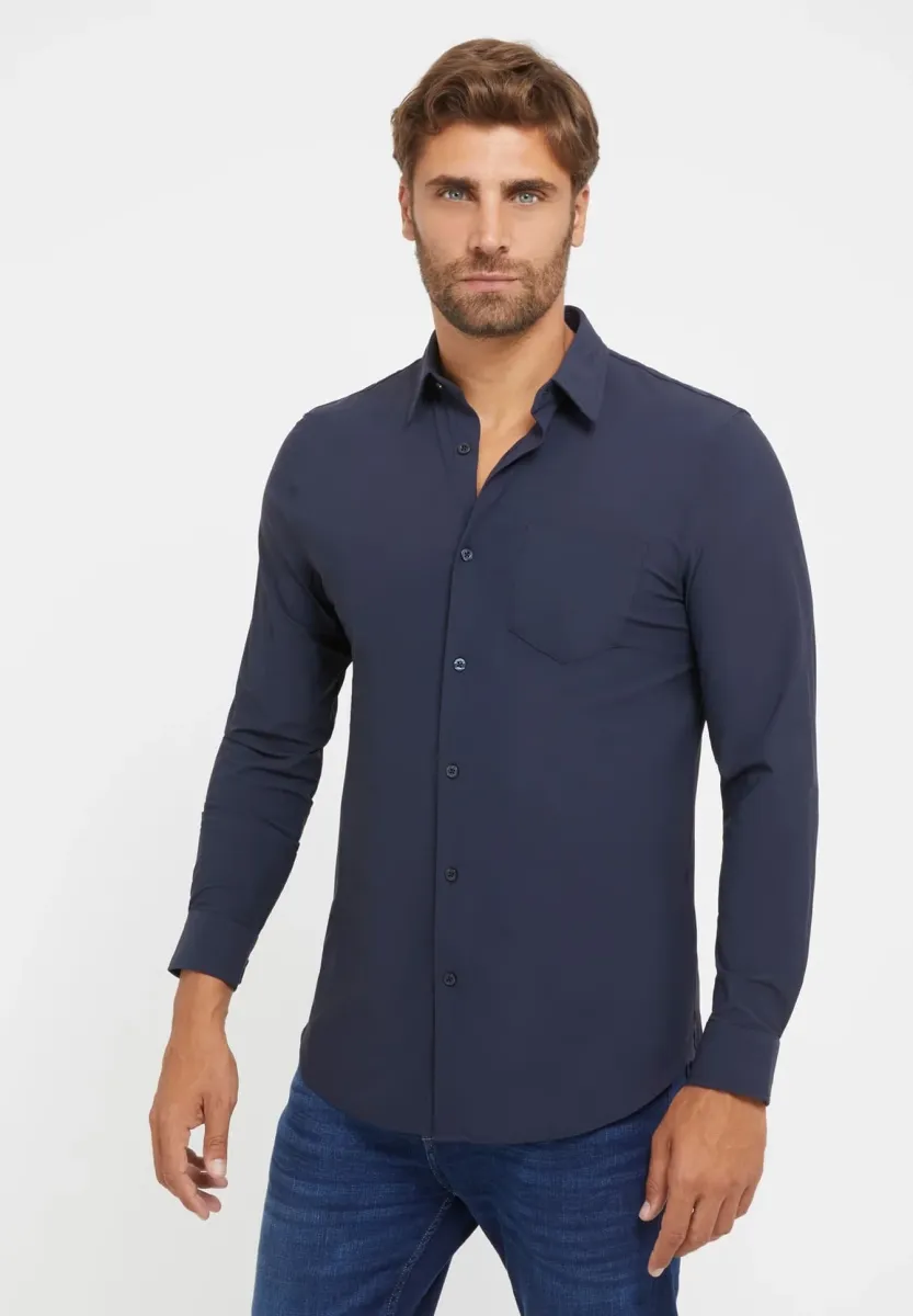 SUNSET TECH - Hemd - blau