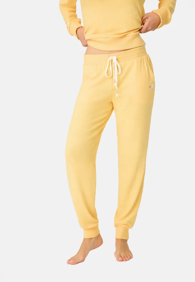 SUNSHINE ON MY MIND - Nachtwäsche Hose - zitrone