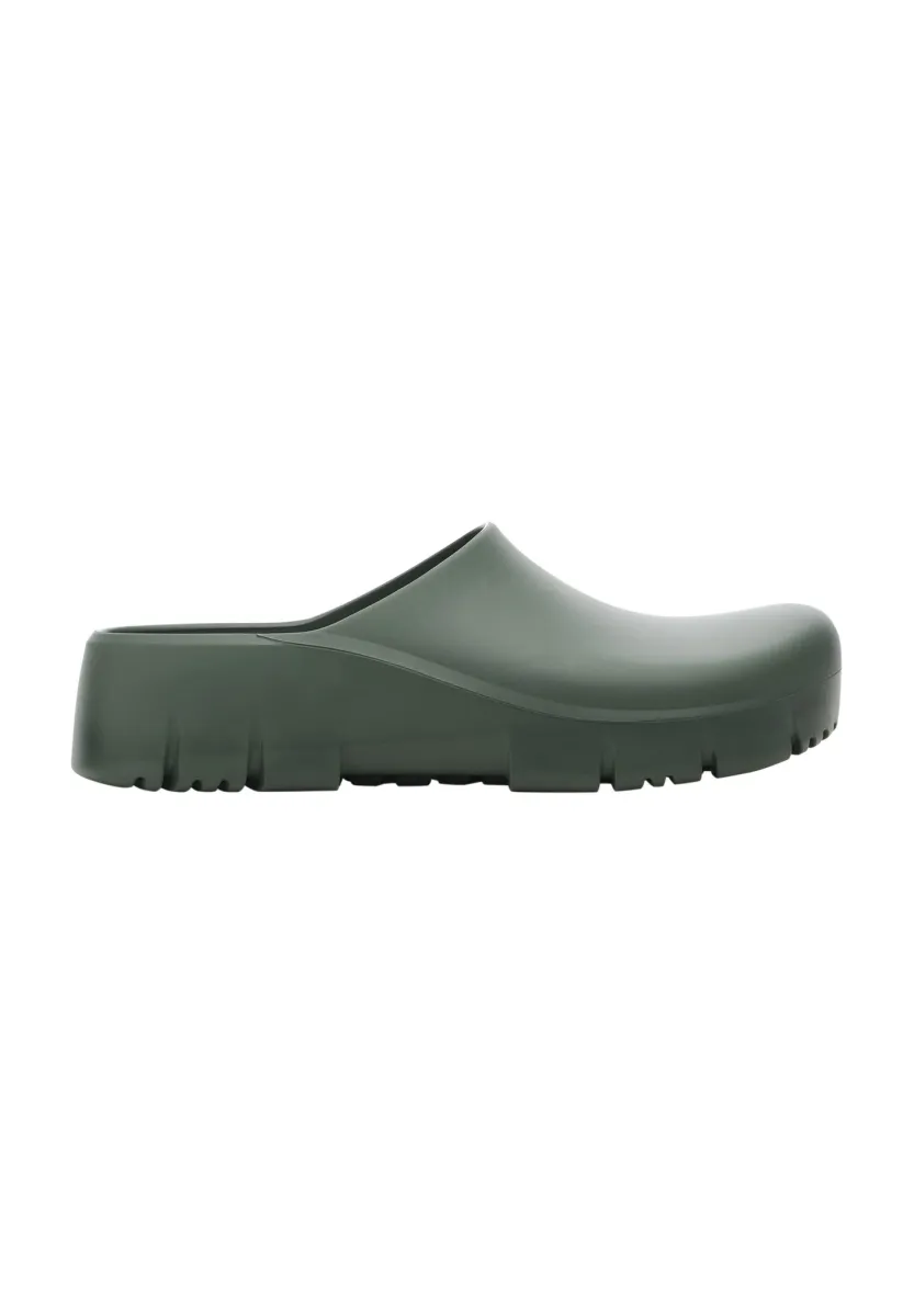 SUPER-BIRKI 2.0 PU THYMEN - REGULAR - Pantolette flach - thyme