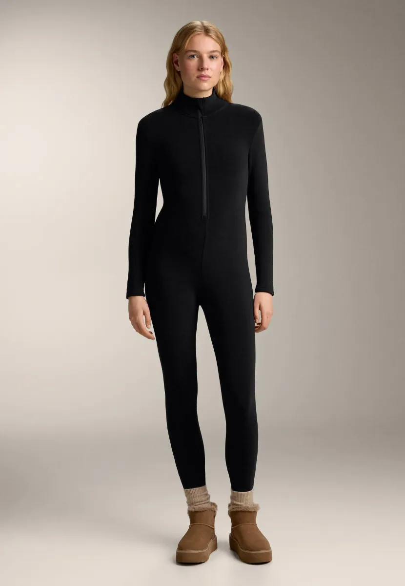 SUPER EXTRA WARM LONG  - Turnanzug - black