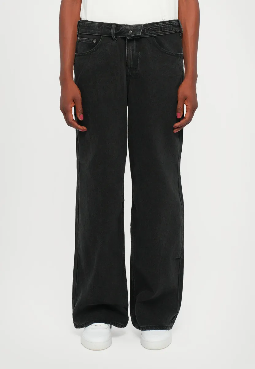 SUPER FLIP - Wide Leg - black