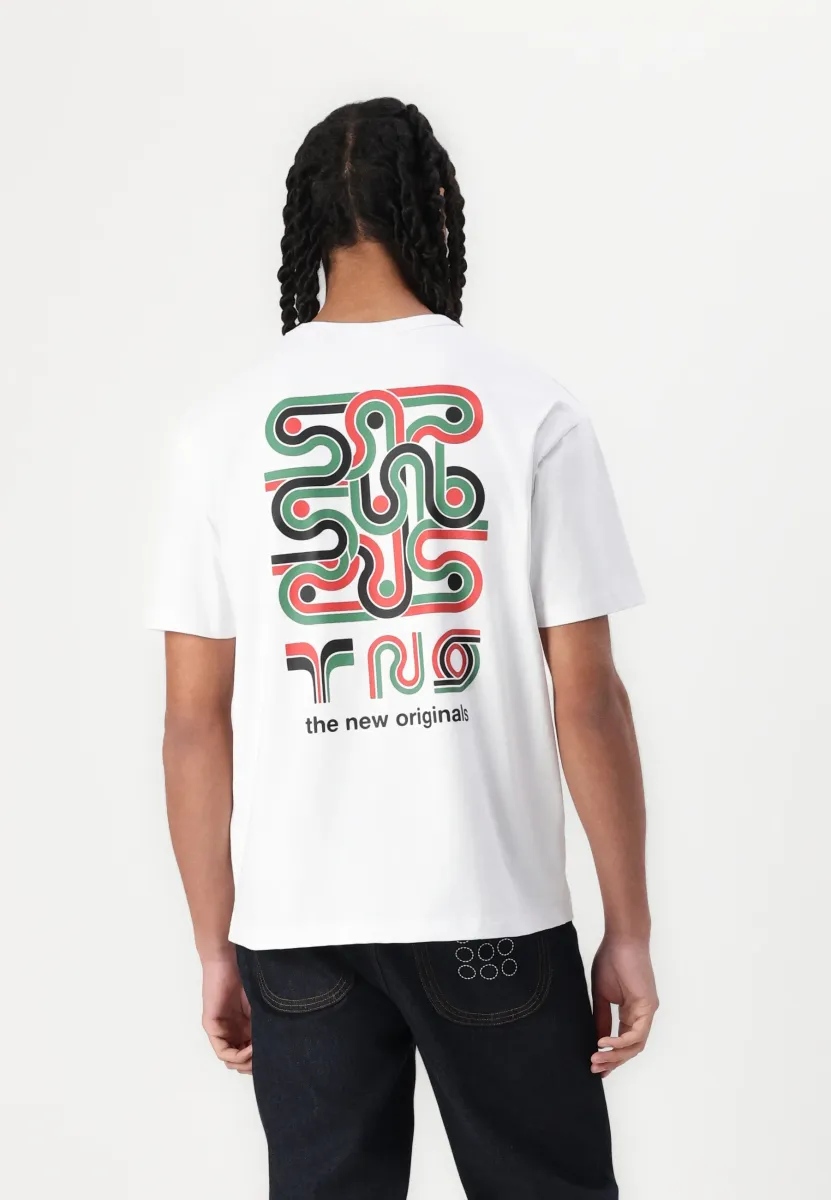 SUPER GRAPHIC TEE - T-Shirt print - white