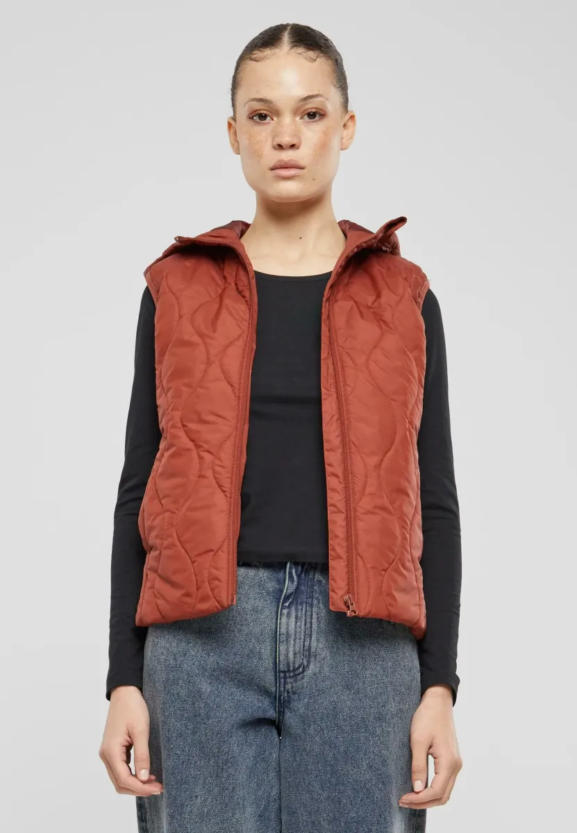 SUPER PUFFER - Weste - darkrust